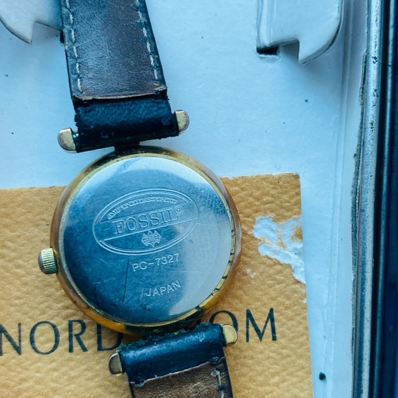 1994 FOSSIL SHATTERED ABALONE FOSSIL WATCH PC-7327 - Picture 7 of 7